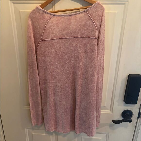 Anthropologie Abree Mauve Long Sleeve Tunic - Picture 3 of 5
